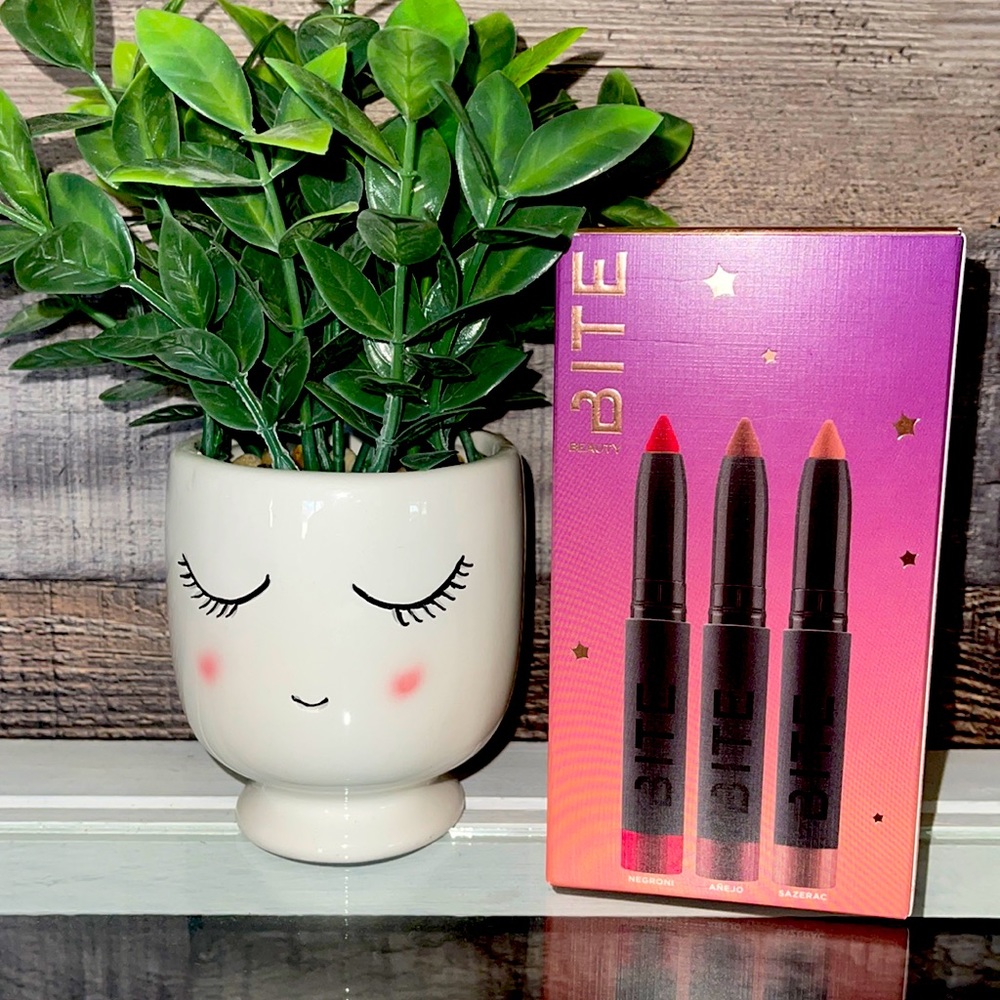❤️NEW!!!❤️ BITE Creamy Matte Lip Crayon Trio.